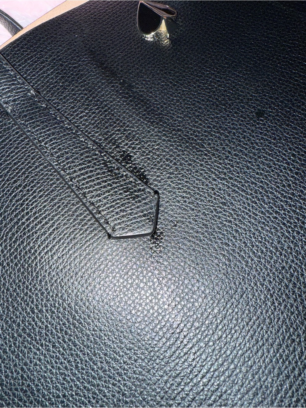 kate spade Black Leather Tote with Pouch - Picture 10 of 11
